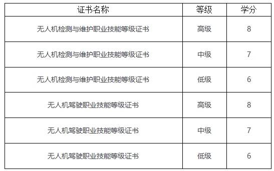 1+X无人机学分银行